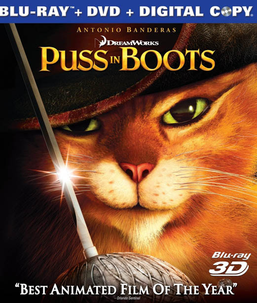 F099 - Puss In Boots 3D 50G (DOLBY TRUE-HD 7.1)  